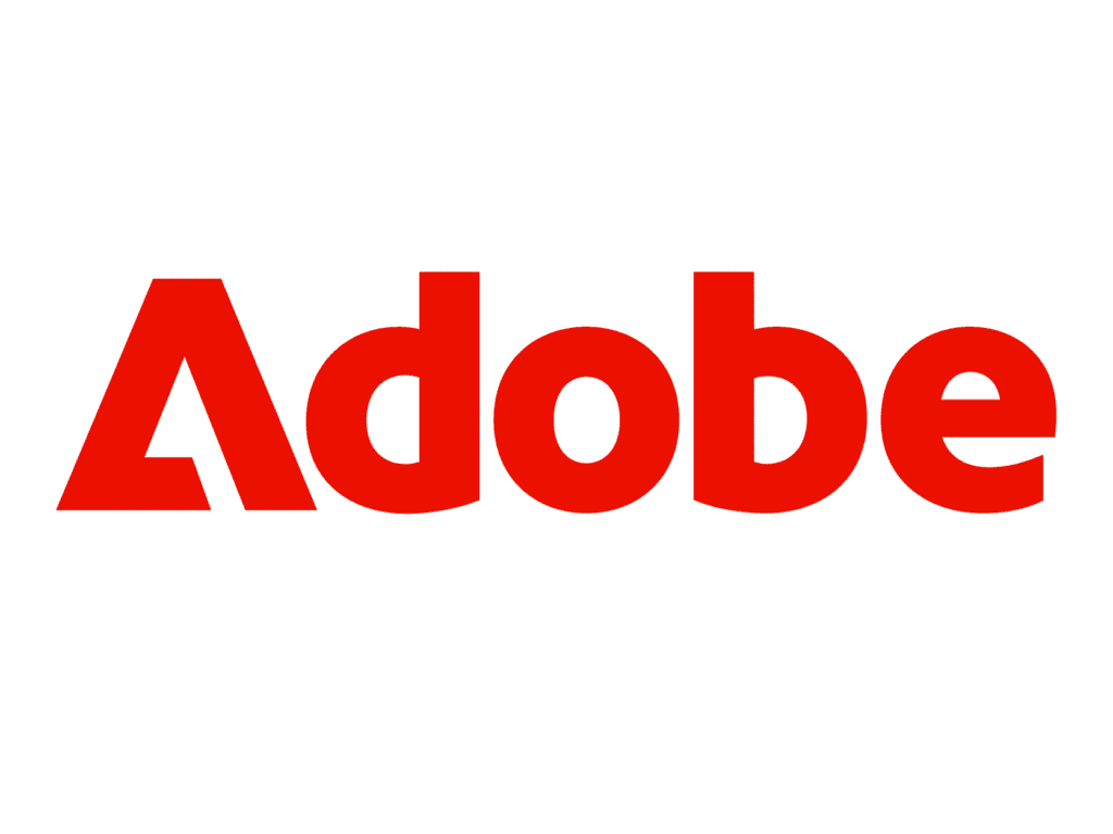 adobe main logo red text